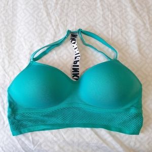 🌟Strappy Blue "Pink" Mesh Bralette🌟